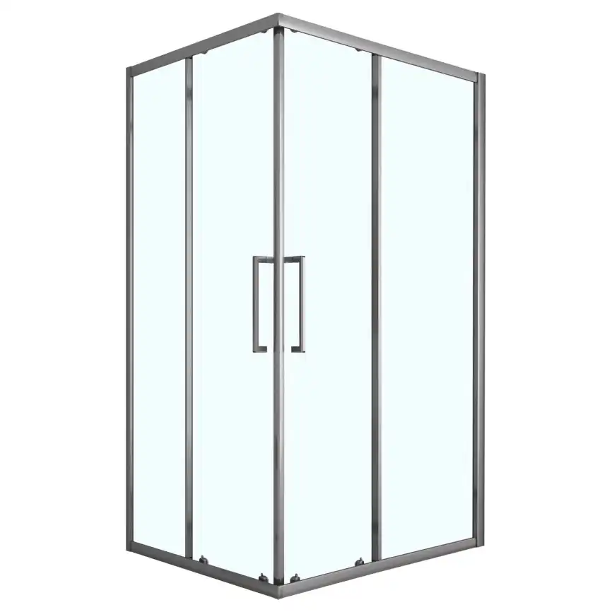 Душевой уголок Loranto 120х80 CS-AB01GG-128, профиль серый матовый, стекло Прозрачное фото 1