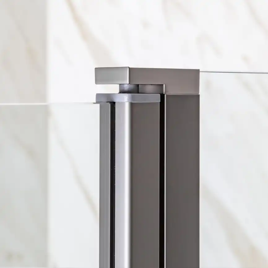 Шторка на ванну AVS Асти Дуо 100 см правая профиль оружейная сталь, прозрачное стекло, 803-0016-150-5545R-WS-T фото 9