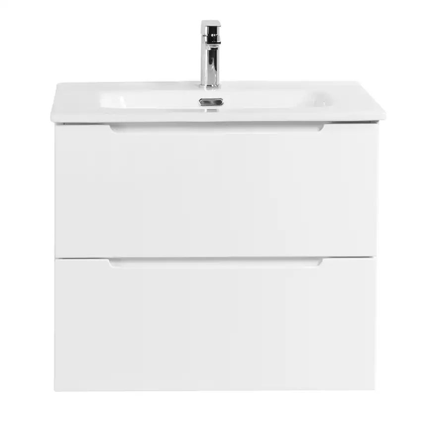 Тумба под раковину BelBagno ETNA-700-2C-SO-BL-P подвесная Bianco Lucido фото 1