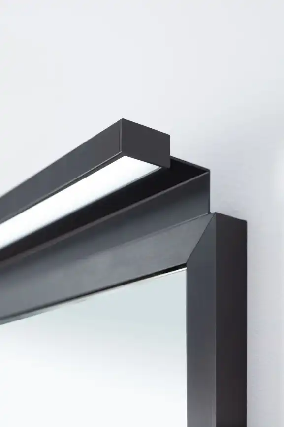 Зеркало Allen Brau Priority 120х75 1.31018.BB с подстветкой, сенсорный выключатель, Черный фото 9