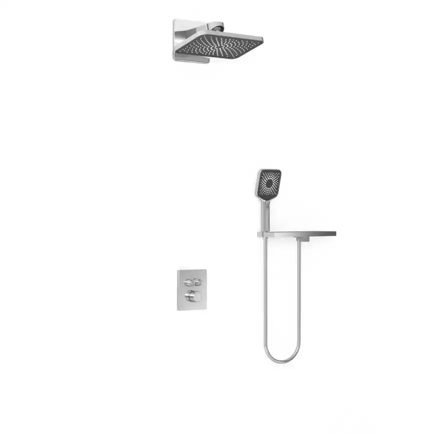 Душевая система  Vincea Inspire VSFW-3I21MT4RCH VSFW-3I21MT4RCH  с термостатом, встраиваемая, хром фото 2