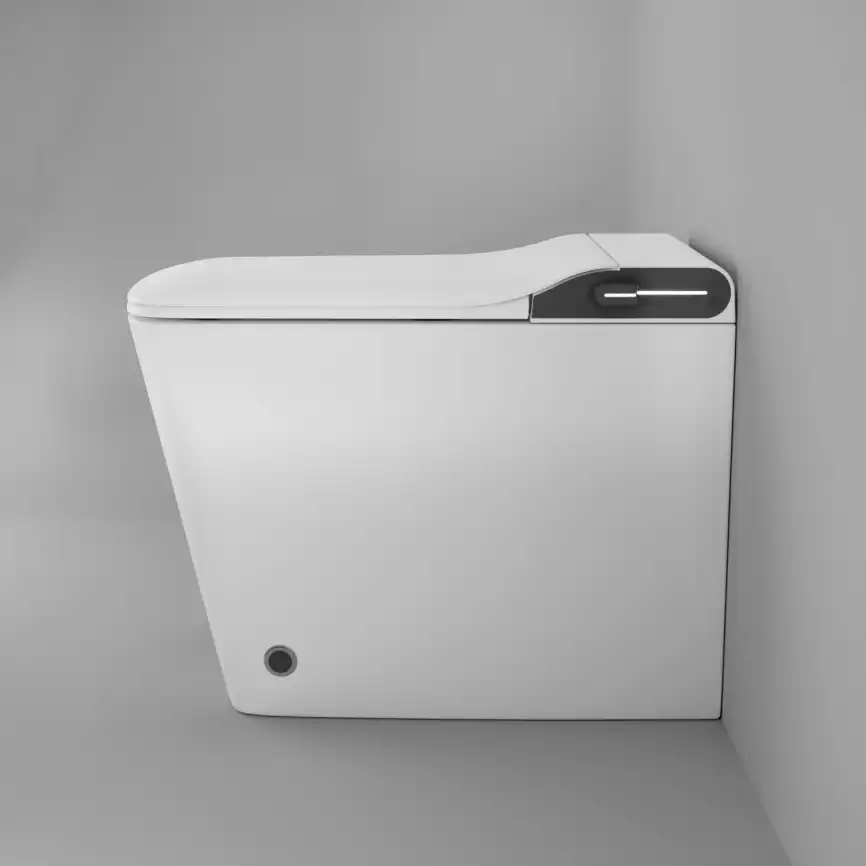 Электронный унитаз-биде Grossman Smart GR-PR-5701 приставной, с импульсным смывом, белый фото 3