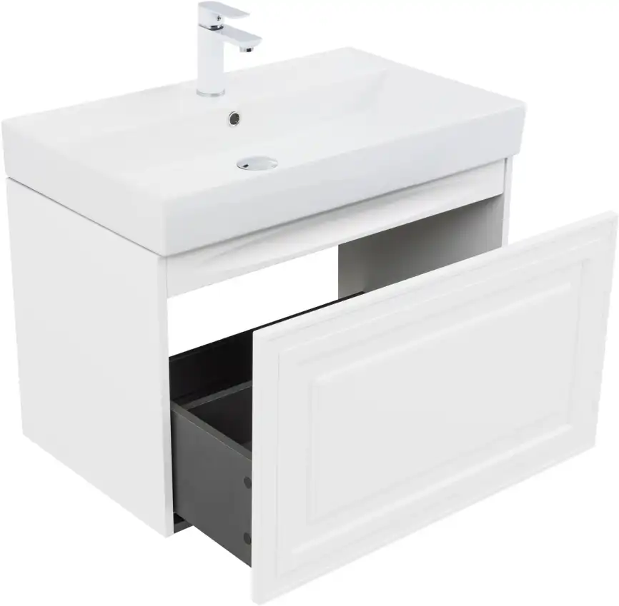 Тумба под раковину Aquanet Агата 75 белый сатин, 345481 фото 4