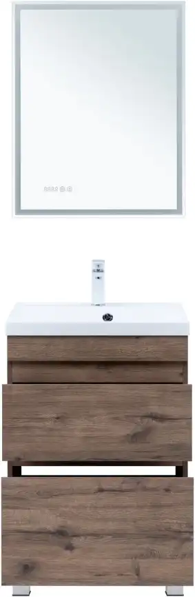 Тумба под раковину Aquanet Нота New 60 напольная, дуб веллингтон табак, 344139 фото 8