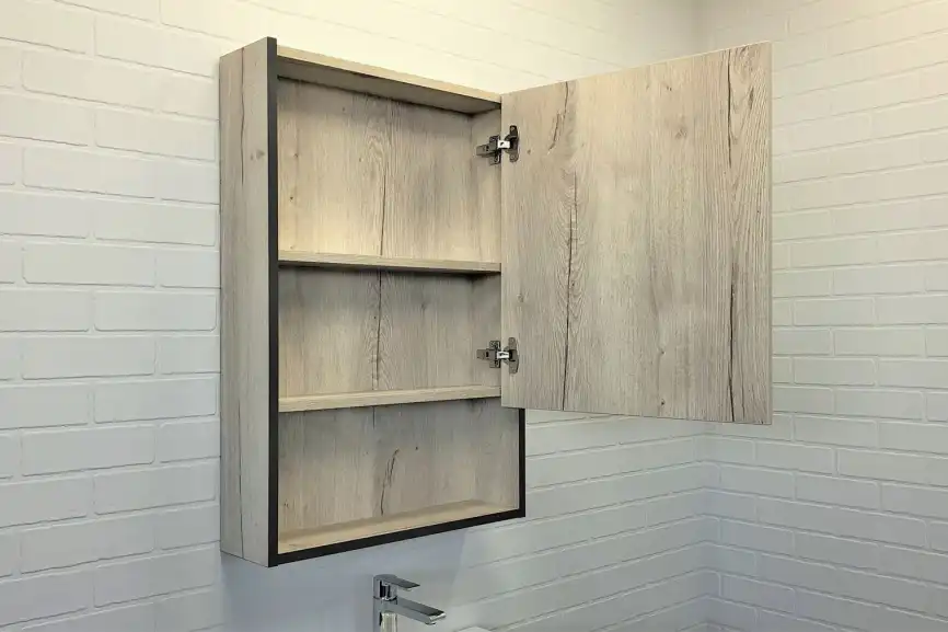 Зеркало-шкаф Comforty Вена 55 Дуб дымчатый, 00-00009271 фото 2