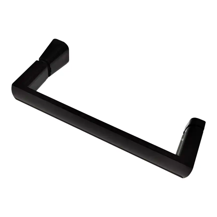 Душевой уголок ABBER Schwarzer Diamant 150х60 см, AG30150B5-S60B5, профиль черный, стекло прозрачное фото 3