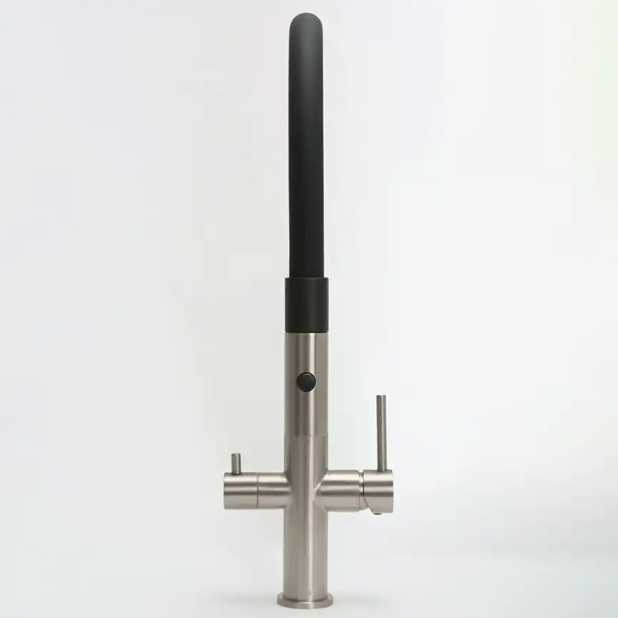 Смеситель для кухни с гибким изливом AVS PureRiver брашированный никель, 811-170-BN фото 2