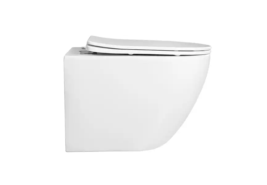 Подвесной унитаз Aquatek Европа AQ1900-00 безободковый, с сиденьем микролифт, Белый фото 3