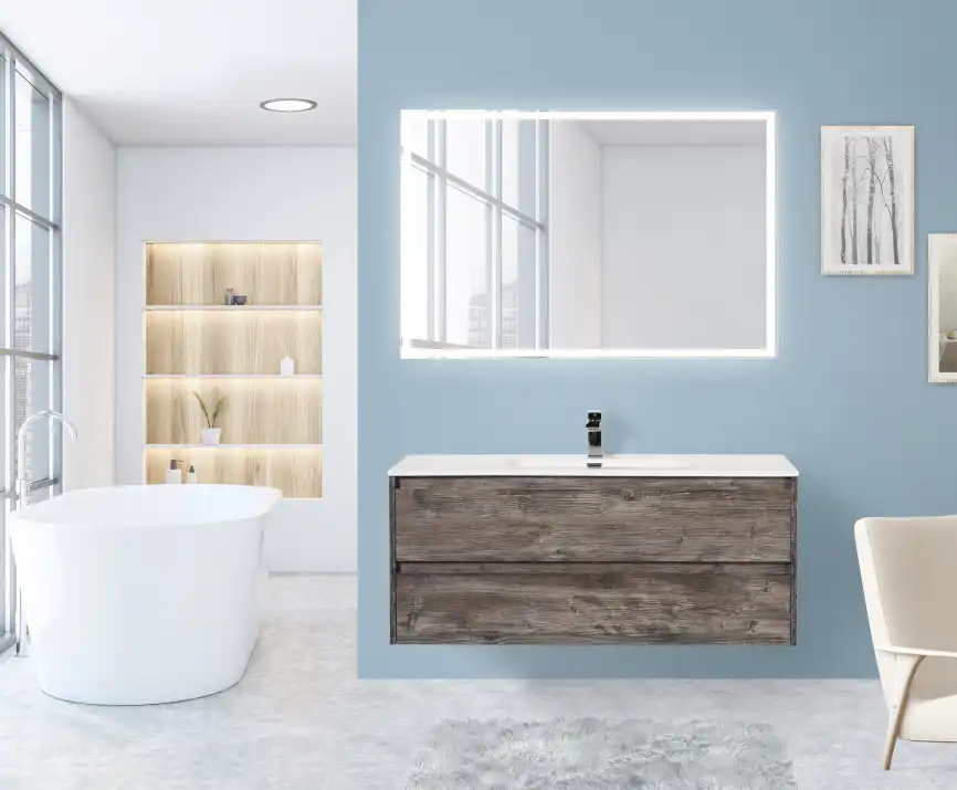 Зеркало BelBagno SPC-GRT 120х80 SPC-GRT-1200-800-LED-BTN с подстветкой, кнопочный выключатель фото 7