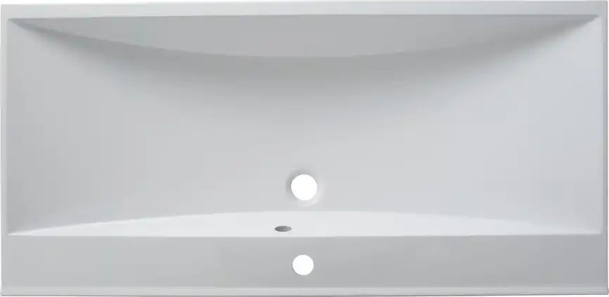 Раковина Aquanet Нота 100 284116 прямоугольная, Белая глянцевая фото 4