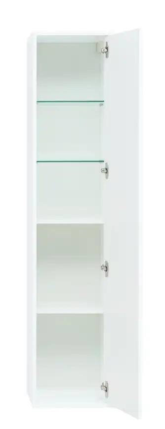 Шкаф-пенал для ванной Aquanet Lino 35 белый матовый 253909 фото 6