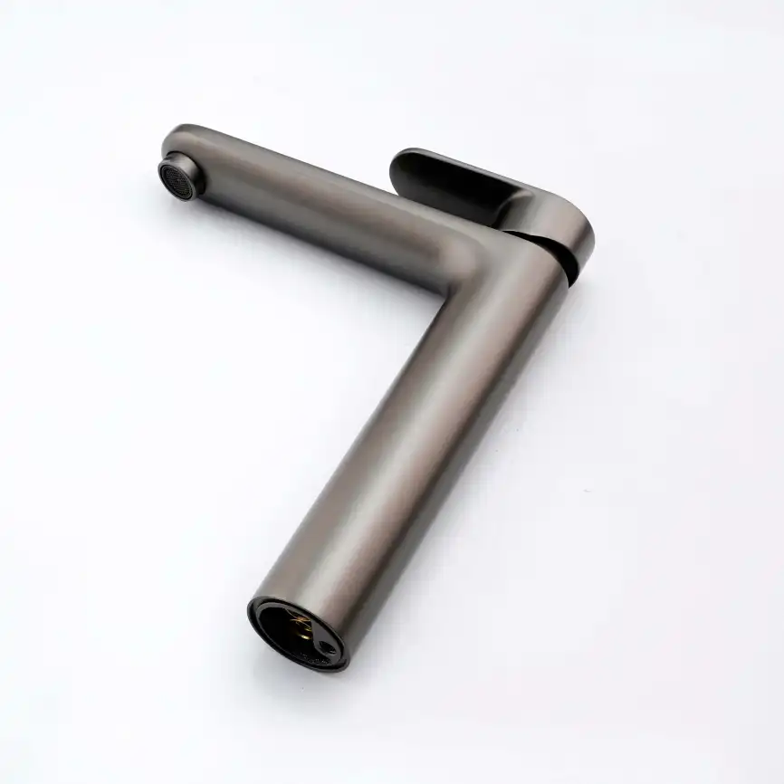 Смеситель для раковины Aquatek Ника AQ1804BGM, Оружейная сталь фото 6