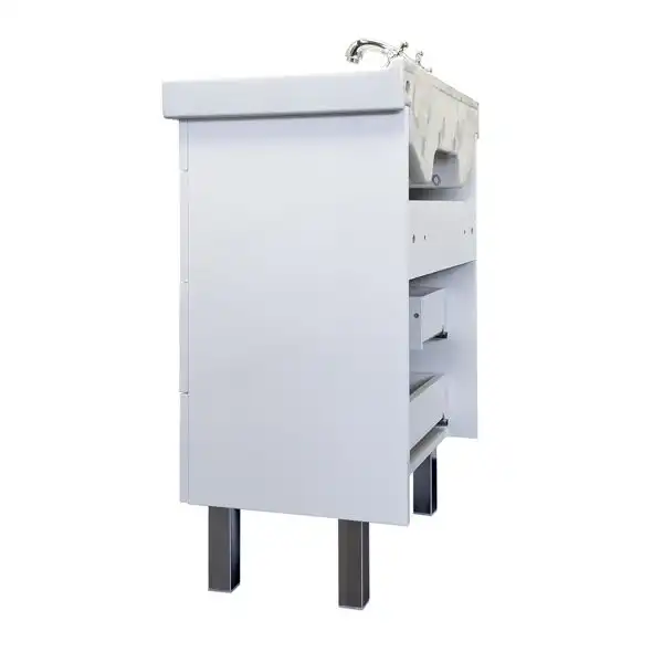Тумба с умывальником Comforty Никосия 60Н Белый, 00-00011160 фото 4