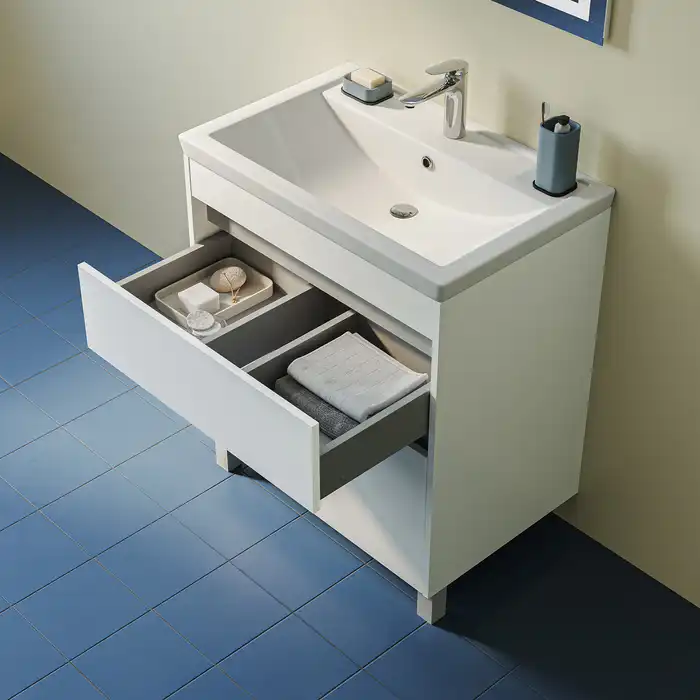 Тумба с раковиной IDDIS Zodiac X 70, напольная, Белая, ZDX70WFi95K фото 11