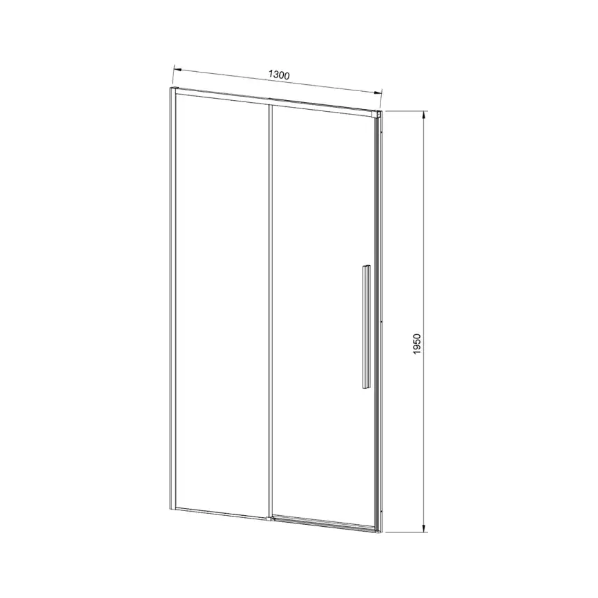 Душевая дверь Vincea Slim-N 130 см, VDS-4SN130CLB, профиль Черный, стекло Прозрачное фото 4