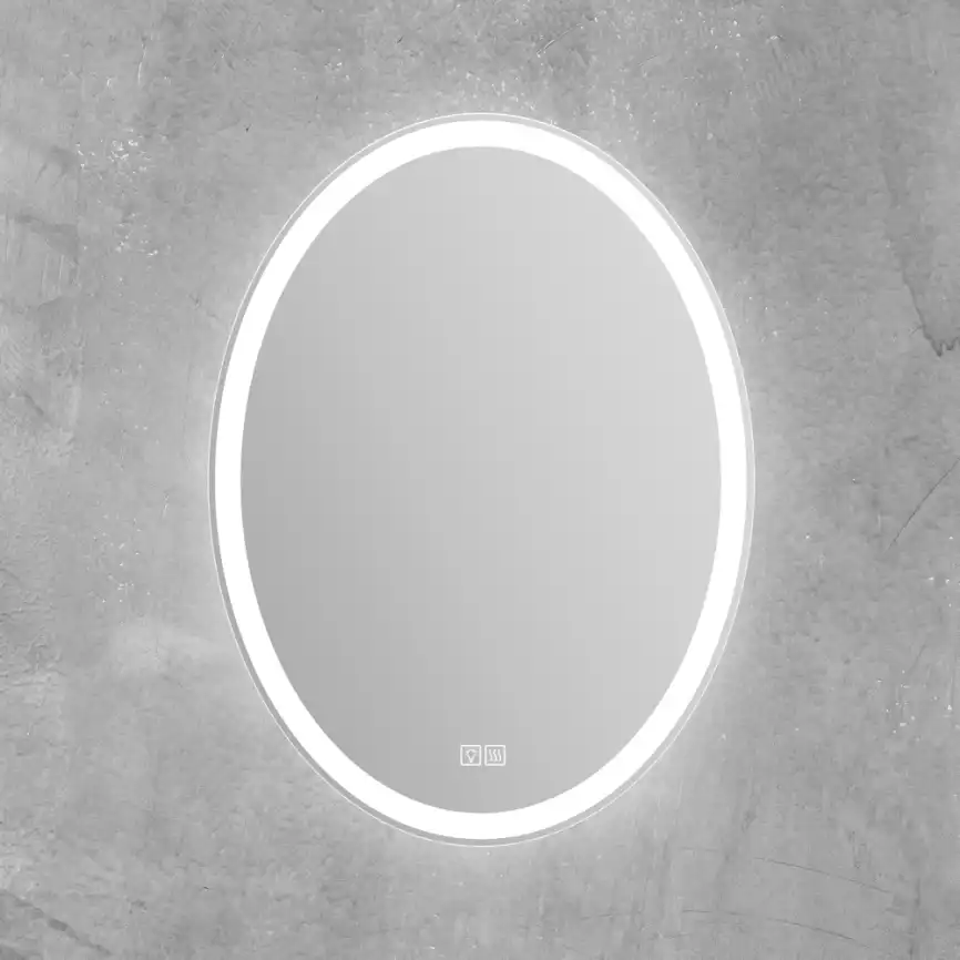 Зеркало BelBagno SPC-VST 60х80 SPC-VST-600-800-LED-TCH-WARM с подстветкой, сенсорный выключатель, с подогревом фото 3