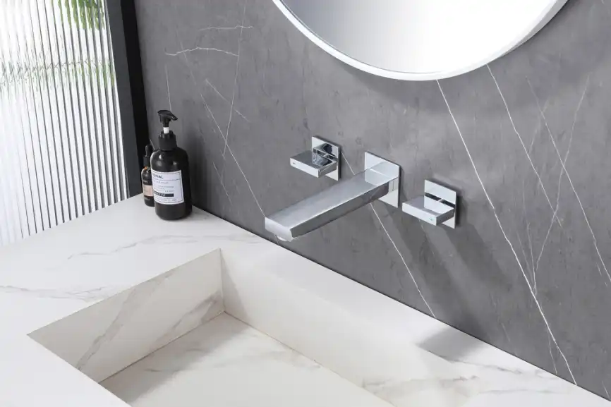 Смеситель для раковины Abber Daheim AF82122 встраиваемый, с внутренней частью, Хром фото 2