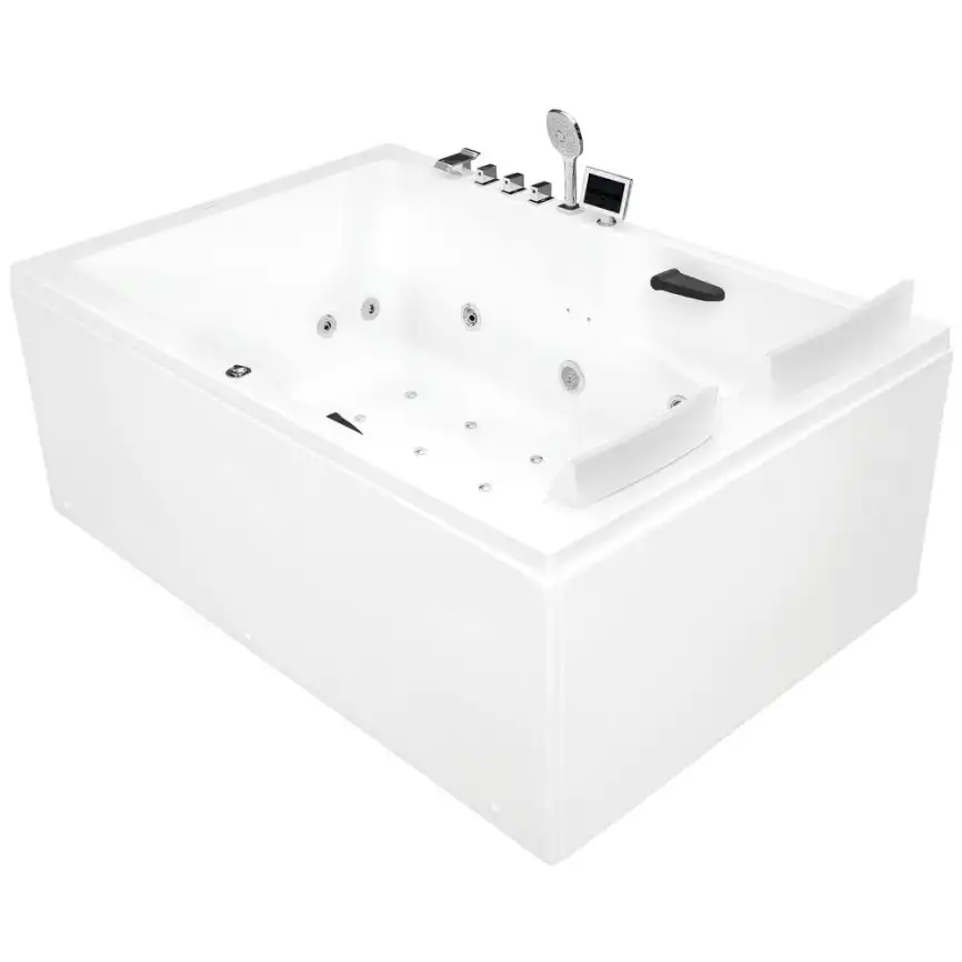 Акриловая ванна Gemy G9061 K L 181х121 с гидромассажем, левая фото 1