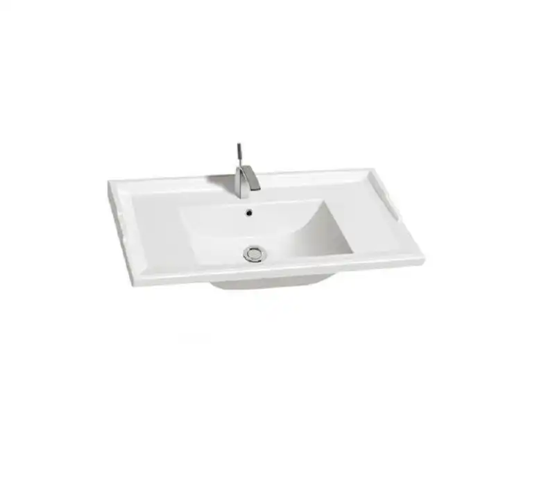 Умывальник CeramaLux 840-90 920х480х200 Полувстраиваемая цвет Белый фото 1