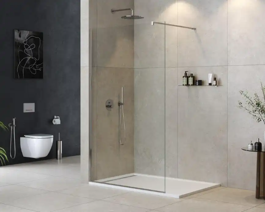 Душевая перегородка CEZARES LIBERTA-L-1-140-120-C-Cr стекло Прозрачное, профиль Хром фото 1