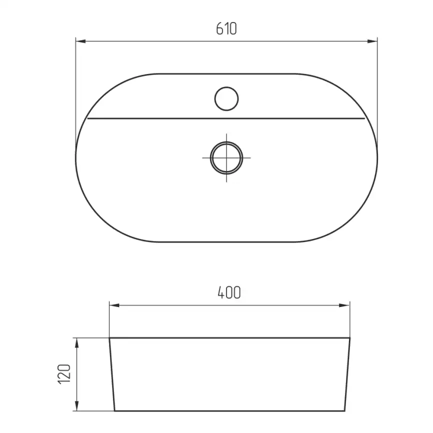 Раковина AVS Луиза 61х40 белая фото 7