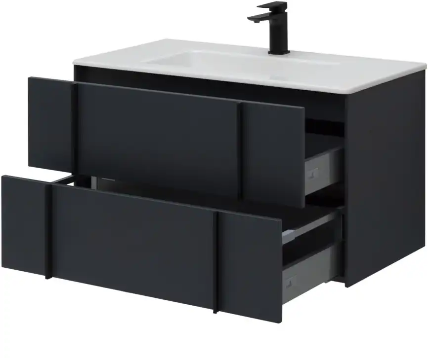 Тумба под раковину Allen Brau Reality 90 1.32006.AM антрацит матовый фото 5