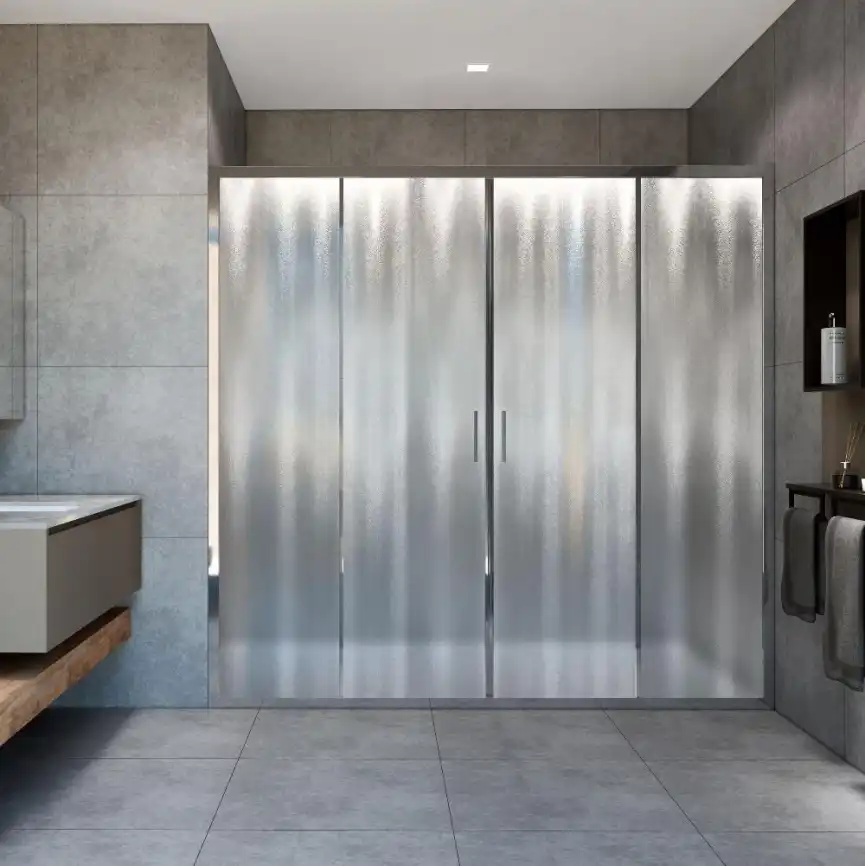 Душевая дверь Vincea Garda 170 см, VDS-1G2170CH, профиль Хром, стекло Матовое фото 1