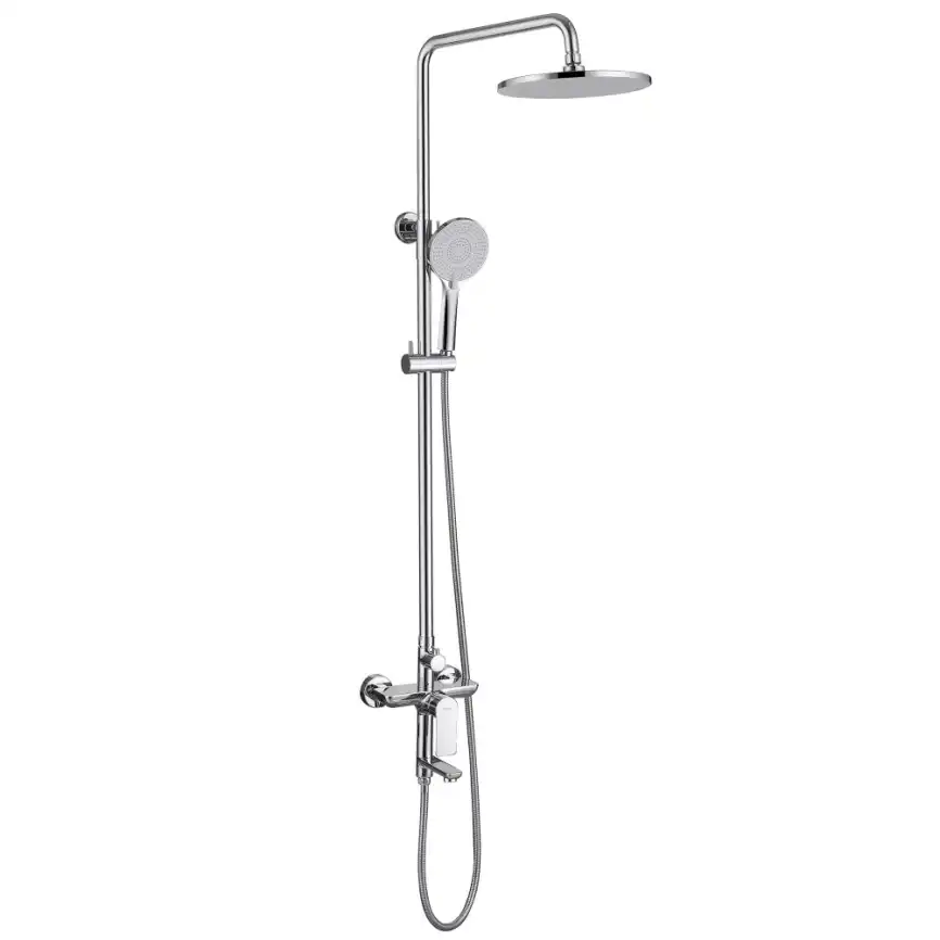 Душевая стойка ABBER Weiss Insel AF8016N с изливом, хром фото 1