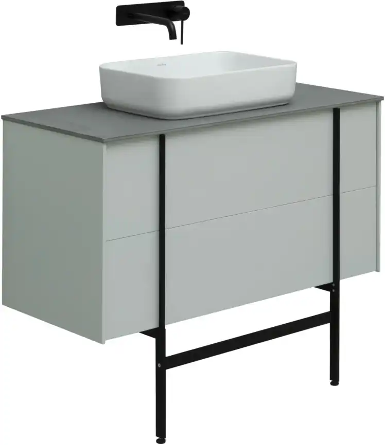 Тумба под раковину Allen Brau Reality 100 1.32007.PWM папирус матовый фото 22