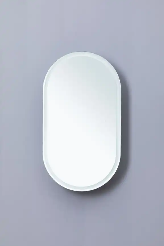 Зеркальный шкаф Aquanet Монте 50 белый, с LED подсветкой, 344787 фото 10