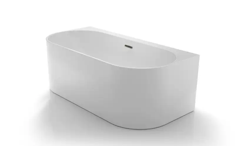 Акриловая ванна Azario BRADFORD 170х80 BRA17080, отдельностоящая, пристенная, белая фото 2