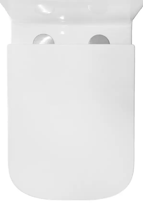 Унитаз-компакт Azario VARO AZ-2171 напольный, безободковый, в комплекте с бачком и сиденьем микролифт, Белый глянцевый фото 10