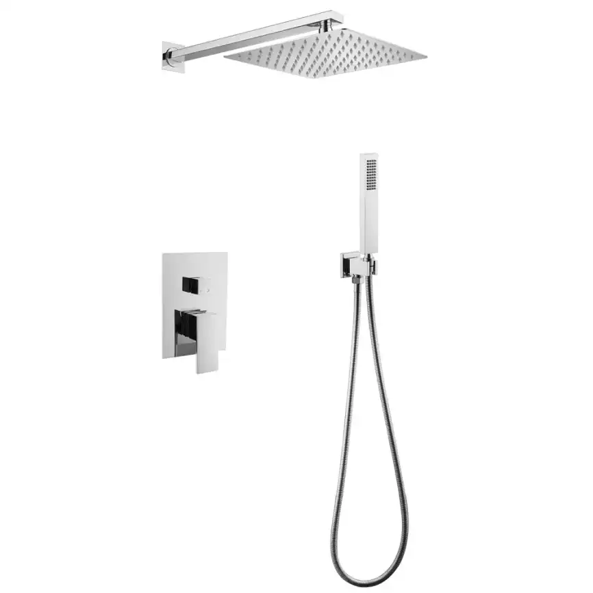 Душевая система ABBER Daheim AF8219 скрытого монтажа без излива, хром фото 1