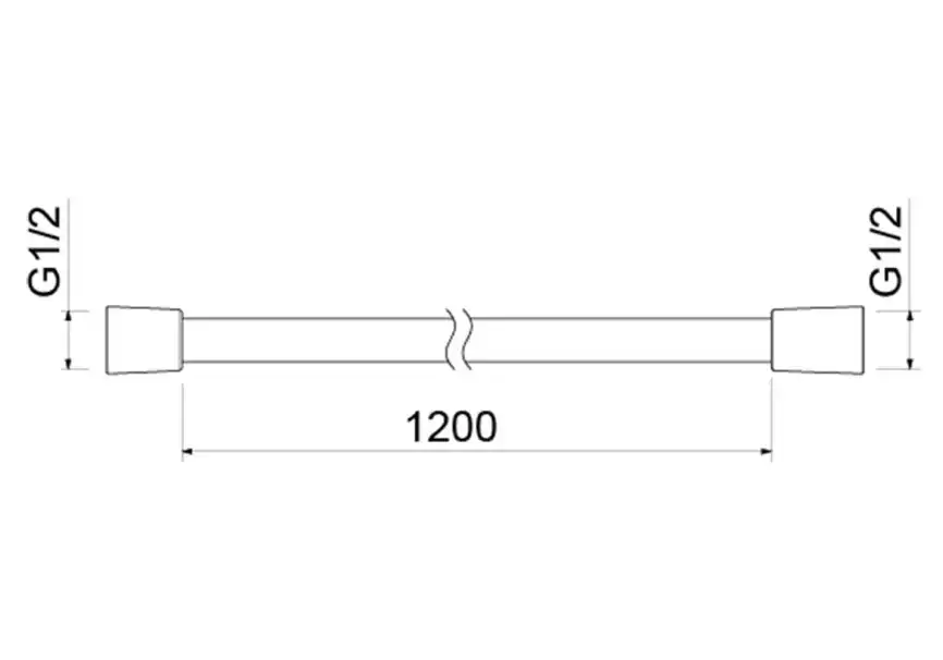 Шланг для душа Aquatek  AQ2104CR, Хром фото 2