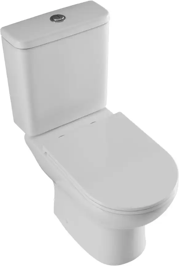 Чаша напольного унитаза Aquanet Ray-C с сиденьем микролифт, белый фото 8