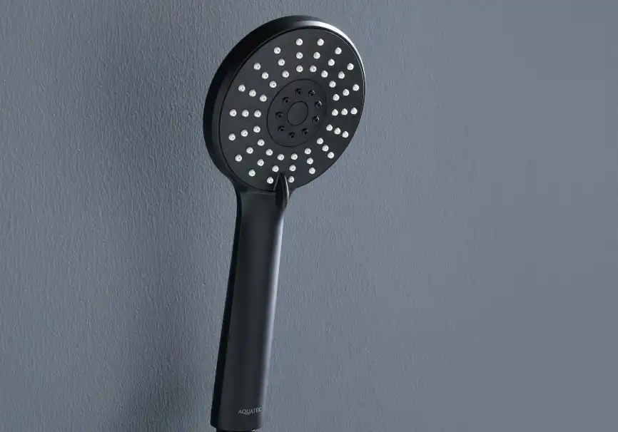 Душевая лейка Aquatek БЕТТА AQ2009MB, Черный матовый фото 4