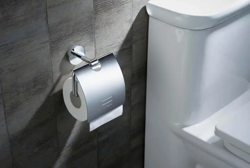 Держатель туалетной бумаги Aquatek Бетта AQ4609CR с крышкой, Хром фото 3