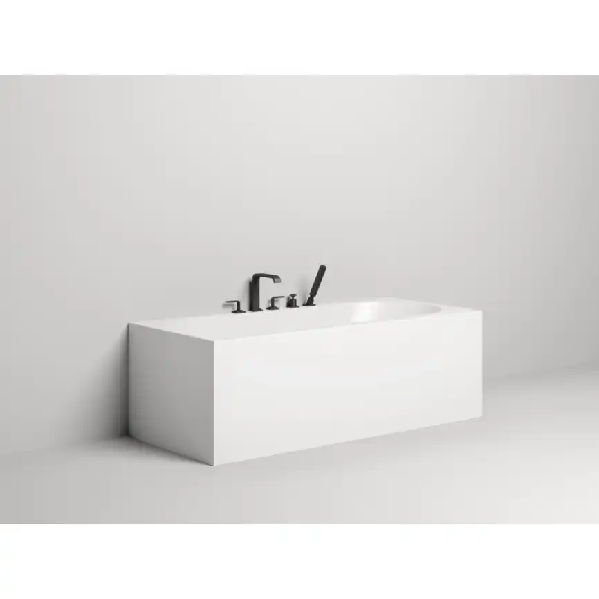 Ванна Salini FABIA 180х80 102612G из материала S-Sense, Белая глянцевая фото 1