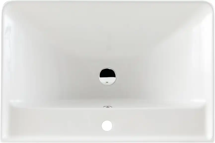 Раковина Aquanet Ирис 70 301804 прямоугольная, Белая глянцевая фото 3