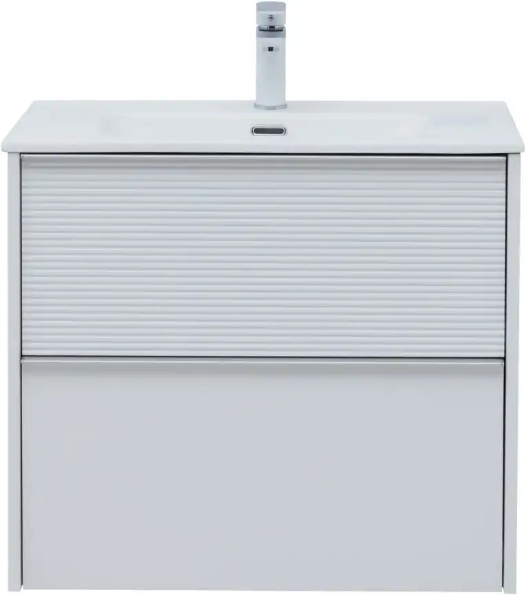 Тумба под раковину Aquanet Вита 70 белый матовый, подвесная, 330476 фото 9