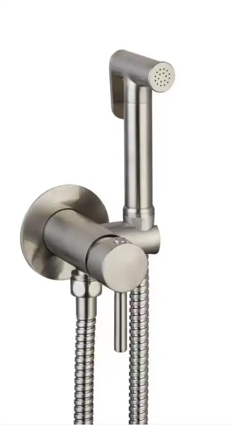 Гигиенический душ со смесителем CeramaLux KRS/004, цвет никель фото 1
