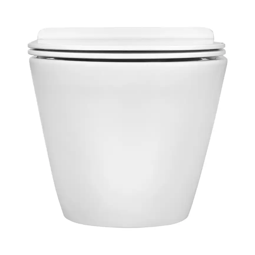 Подвесной унитаз Aquatek Альфа AQ1910-00 безободковый, с сиденьем микролифт, Белый фото 5