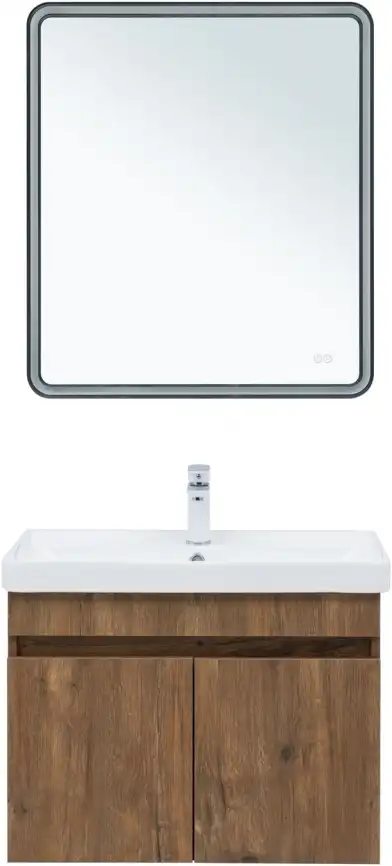 Тумба под раковину Aquanet Оптима 70 дуб рустикальный , 344796 фото 9