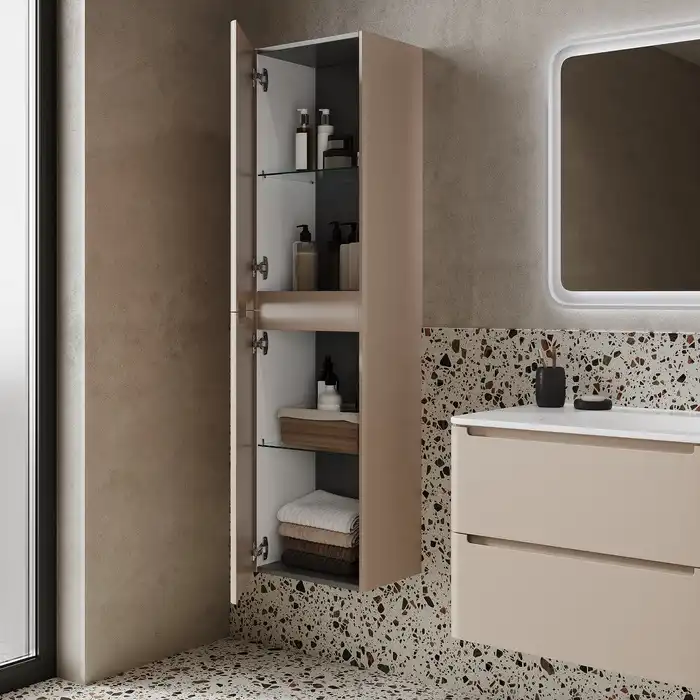 Шкаф пенал IDDIS Edifice 40 EDI40C0i97 подвесной, Капучино фото 6