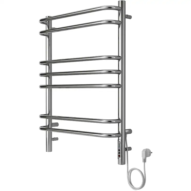 Полотенцесушитель электрический 50х70 Aquatek Пандора П7 AQ EL RPC0770CH, диммер справа, Хром фото 6