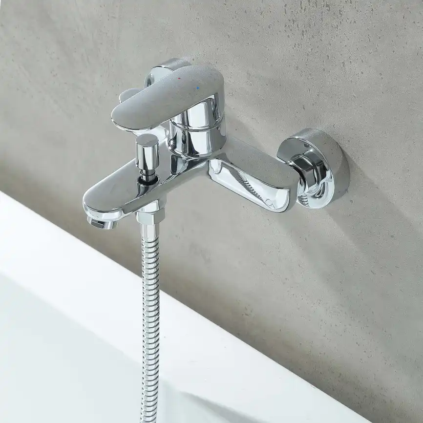 Смеситель для ванны Aquatek Ника AQ1840CR, Хром фото 6