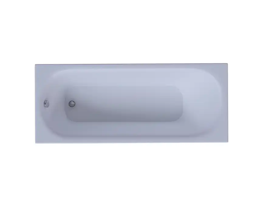 Акриловая ванна Aquatek Лугано 160х70, Lifestyle LUG160-0000001, Белая фото 2