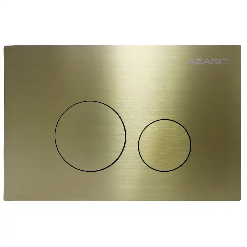 Кнопка смыва AZARIO NEW-TS AZ-SS-002-G, Золото матовое фото 1