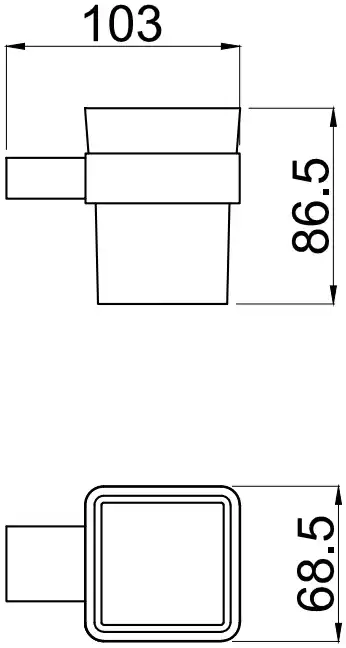 Стакан Allen Brau Infinity 6.21002-00 белый/хром фото 2