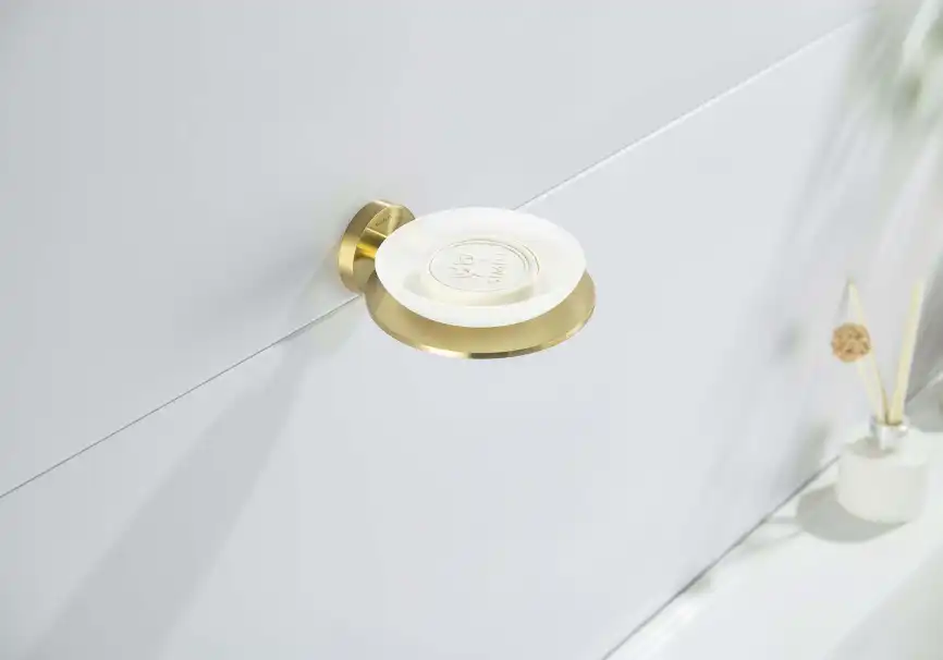 Мыльница для ванной Aquatek Оберон AQ4203BG, Золото матовое фото 3